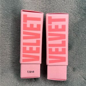 Jeffree Star Velour Lipstick Bundle (2) Chocolate Fondue & Communion Wine NEW